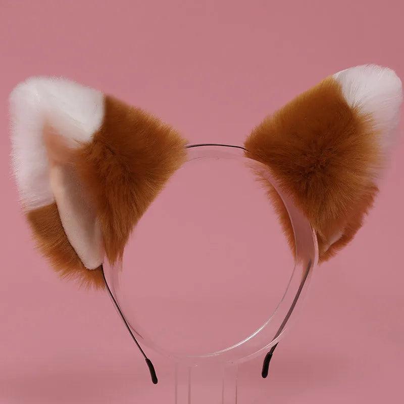 Fluffy Cat Ear HeadBand, 6 Colors - Just Cats - Gifts for Cat Lovers