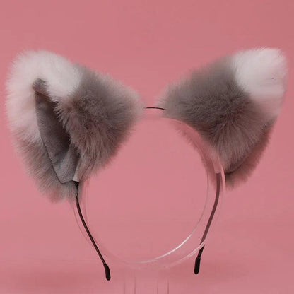 Fluffy Cat Ear HeadBand, 6 Colors - Just Cats - Gifts for Cat Lovers