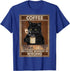 Funny Cat with Coffer T-Shirt, 8 Colors, XS-3XL - Just Cats - Gifts for Cat Lovers