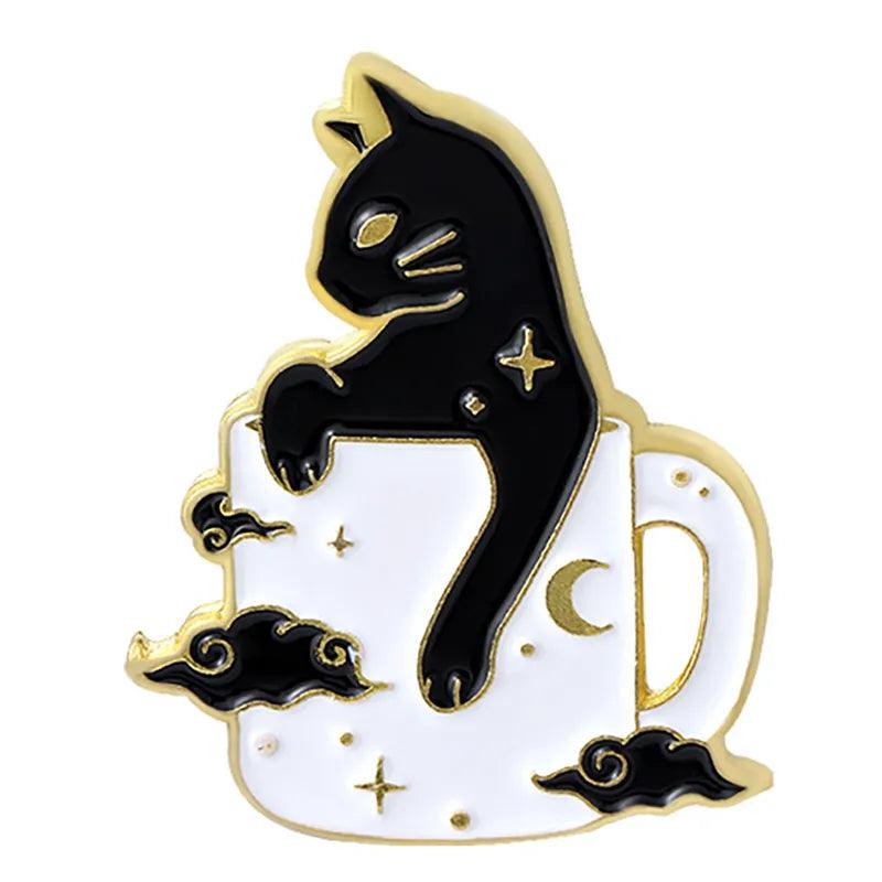 Gothic Cat Pins, 30Designs - Just Cats - Gifts for Cat Lovers