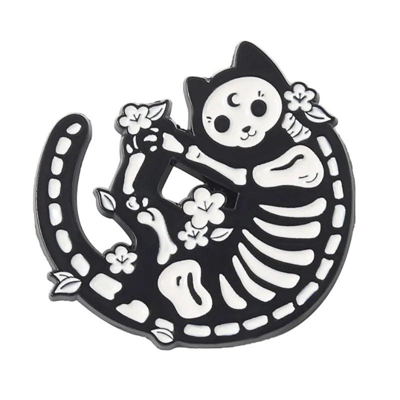 Gothic Cat Pins, 30Designs - Just Cats - Gifts for Cat Lovers