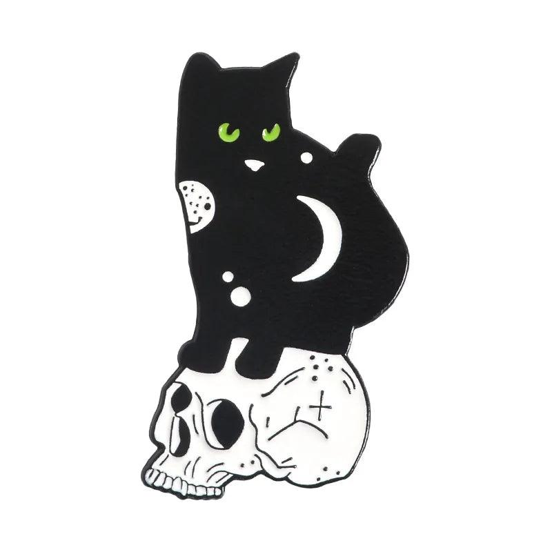 Gothic Cat Pins, 30Designs - Just Cats - Gifts for Cat Lovers