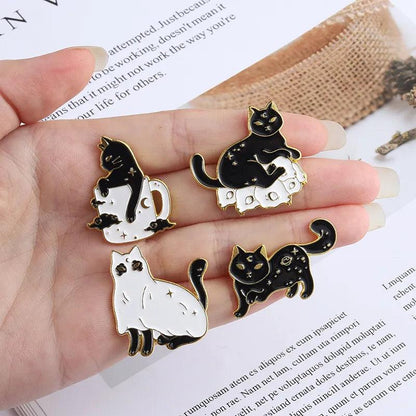 Gothic Cat Pins, 30Designs - Just Cats - Gifts for Cat Lovers