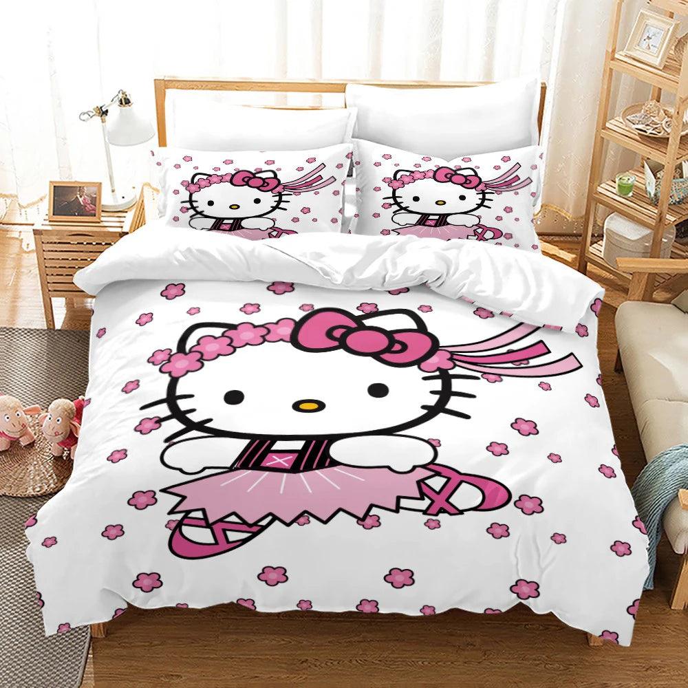 Hello Kitty Bed Set Covers, 10 Designs - Just Cats - Gifts for Cat Lovers