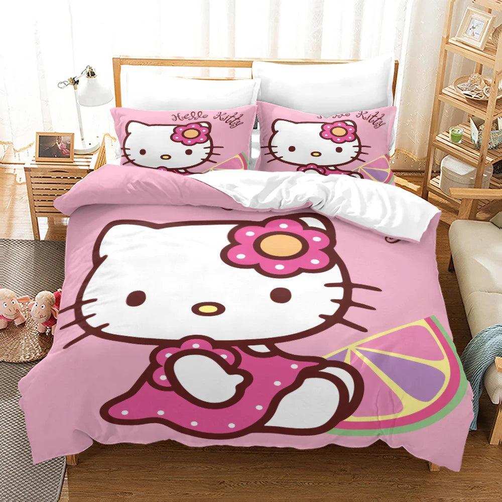 Hello Kitty Bed Set Covers, 10 Designs - Just Cats - Gifts for Cat Lovers