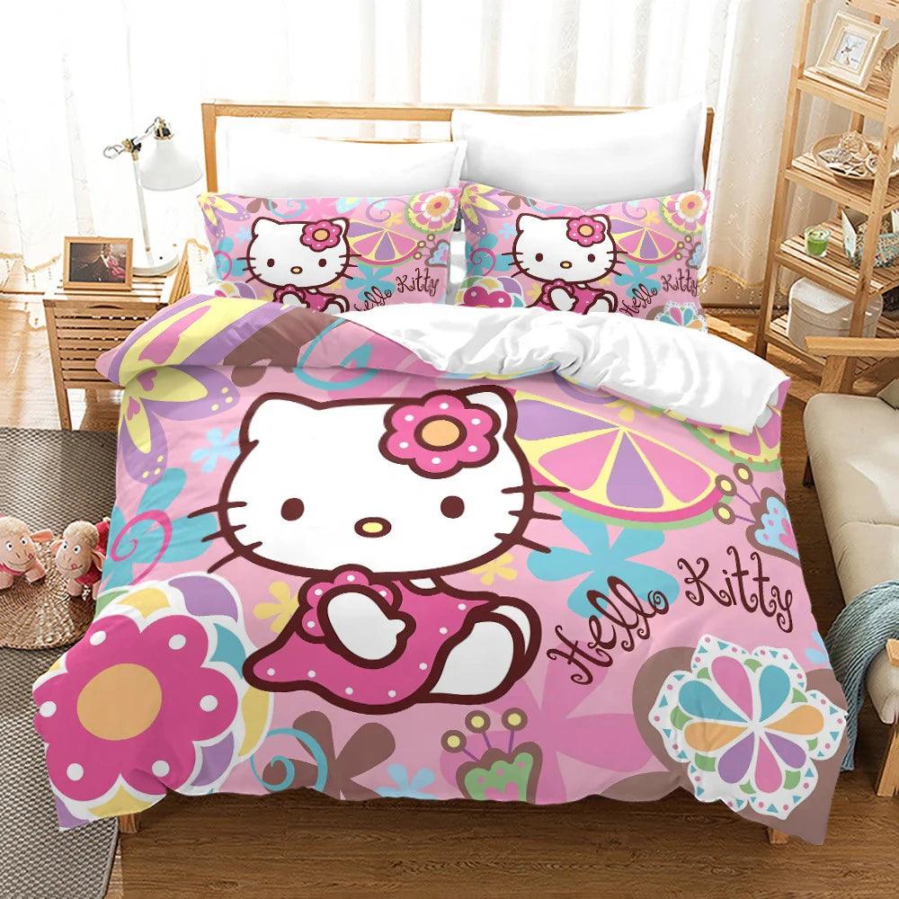 Hello Kitty Bed Set Covers, 10 Designs - Just Cats - Gifts for Cat Lovers