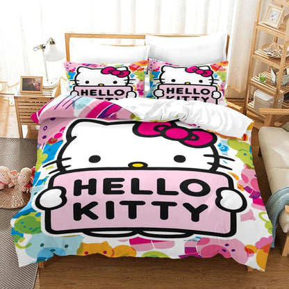 Hello Kitty Bed Set Covers, 10 Designs - Just Cats - Gifts for Cat Lovers