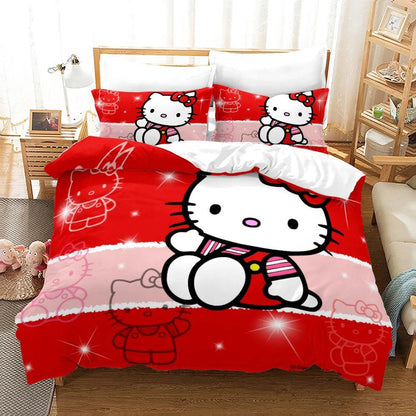 Hello Kitty Bed Set Covers, 10 Designs - Just Cats - Gifts for Cat Lovers