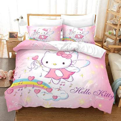 Hello Kitty Bed Set Covers, 10 Designs - Just Cats - Gifts for Cat Lovers