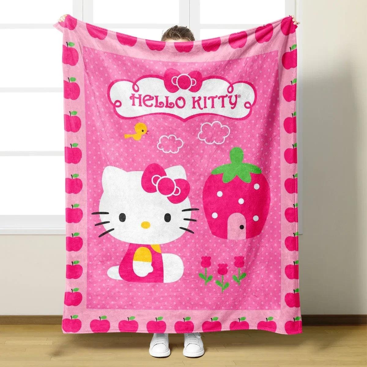 Hello Kitty Blanket, 5 designs, 4 sizes - Just Cats - Gifts for Cat Lovers