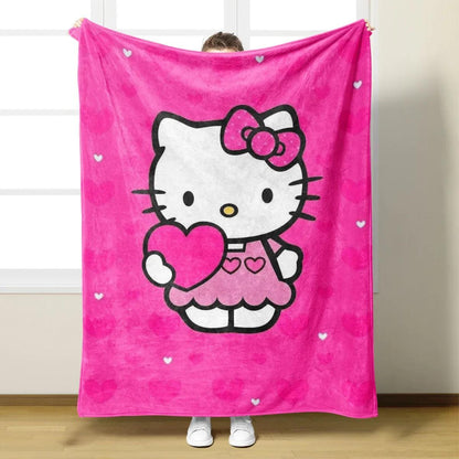 Hello Kitty Blanket, 5 designs, 4 sizes - Just Cats - Gifts for Cat Lovers