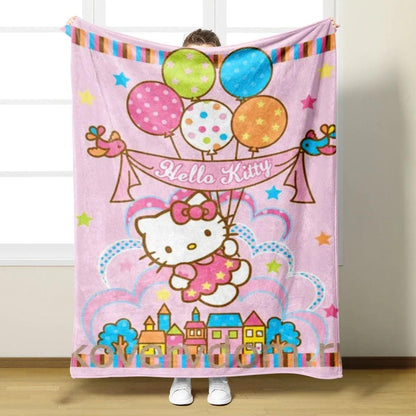 Hello Kitty Blanket, 5 designs, 4 sizes - Just Cats - Gifts for Cat Lovers