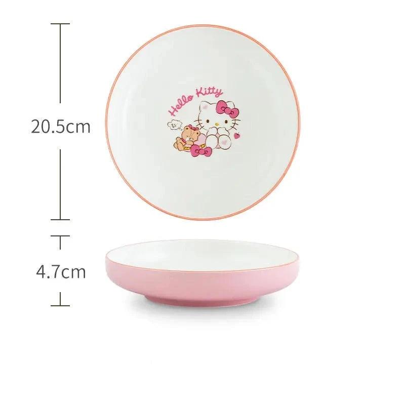 Hello Kitty Ceramic Dish Set, 5 Dishes - Just Cats - Gifts for Cat Lovers