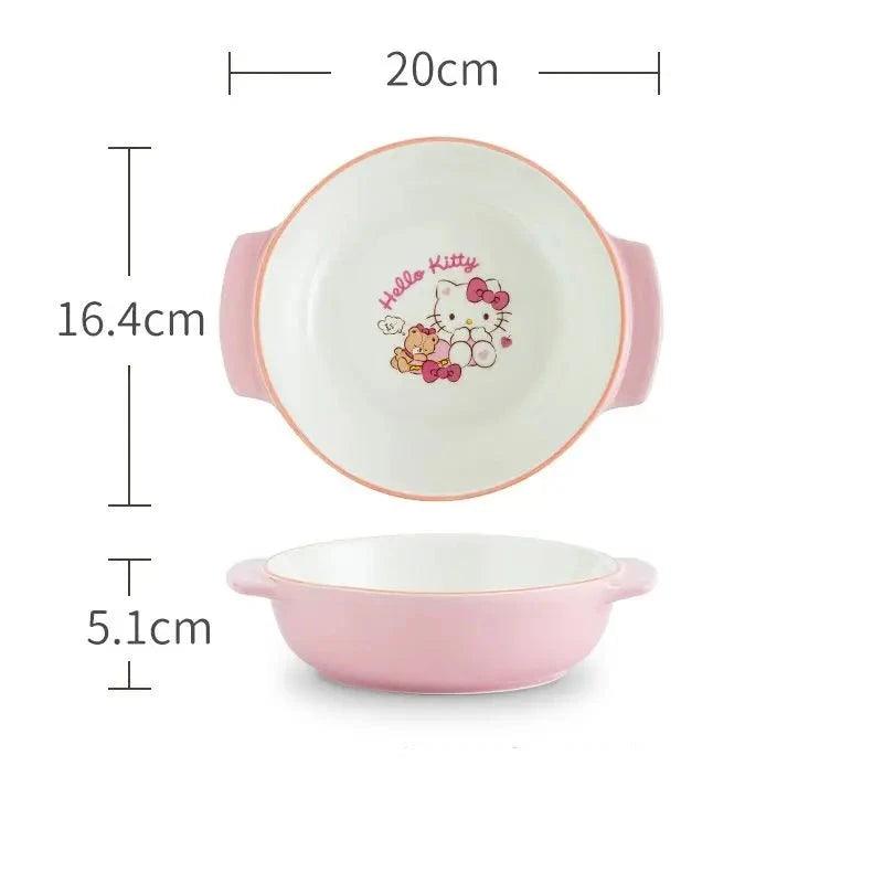 Hello Kitty Ceramic Dish Set, 5 Dishes - Just Cats - Gifts for Cat Lovers