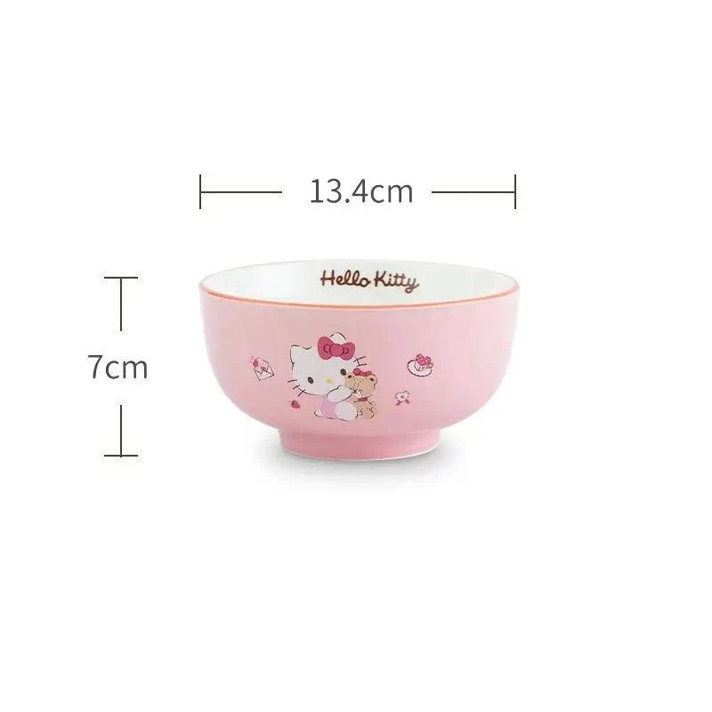 Hello Kitty Ceramic Dish Set, 5 Dishes - Just Cats - Gifts for Cat Lovers