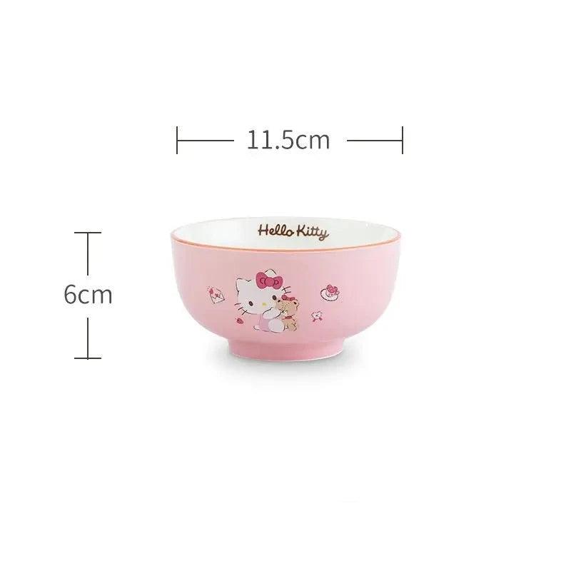 Hello Kitty Ceramic Dish Set, 5 Dishes - Just Cats - Gifts for Cat Lovers