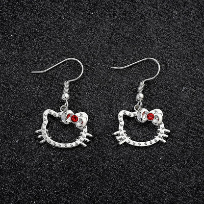 Hello Kitty Drop Earrings - Just Cats - Gifts for Cat Lovers