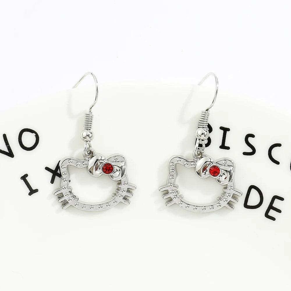 Hello Kitty Drop Earrings - Just Cats - Gifts for Cat Lovers