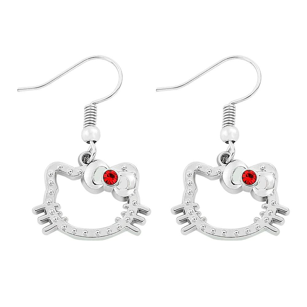 Hello Kitty Drop Earrings - Just Cats - Gifts for Cat Lovers