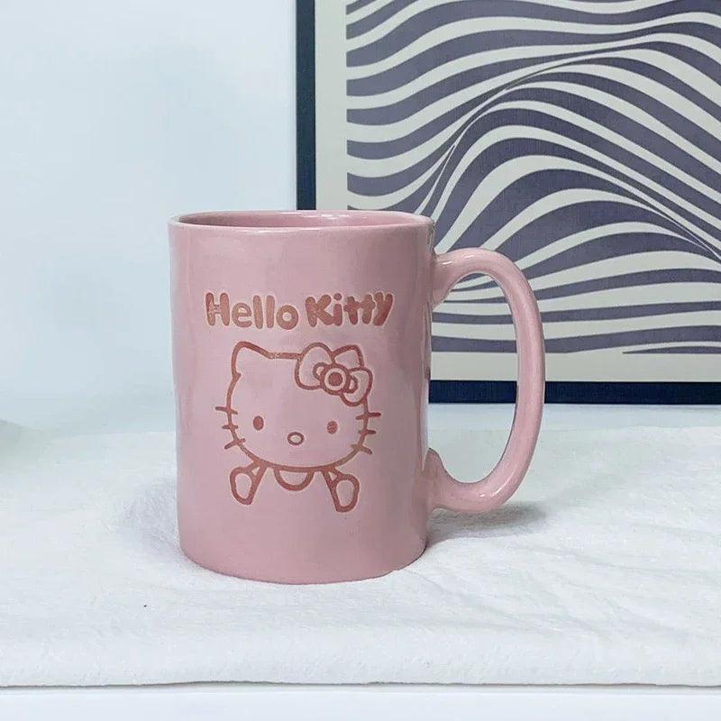 Hello Kitty Pink Ceramic Mug, 3 Designs - Just Cats - Gifts for Cat Lovers