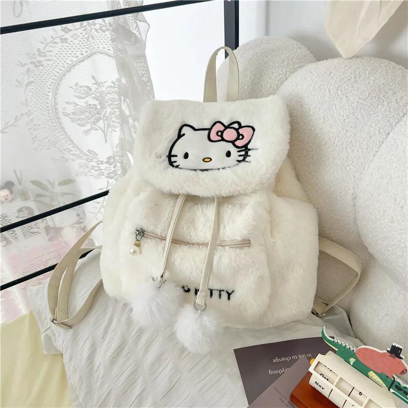 Hello Kitty Plush Backpack - Just Cats - Gifts for Cat Lovers