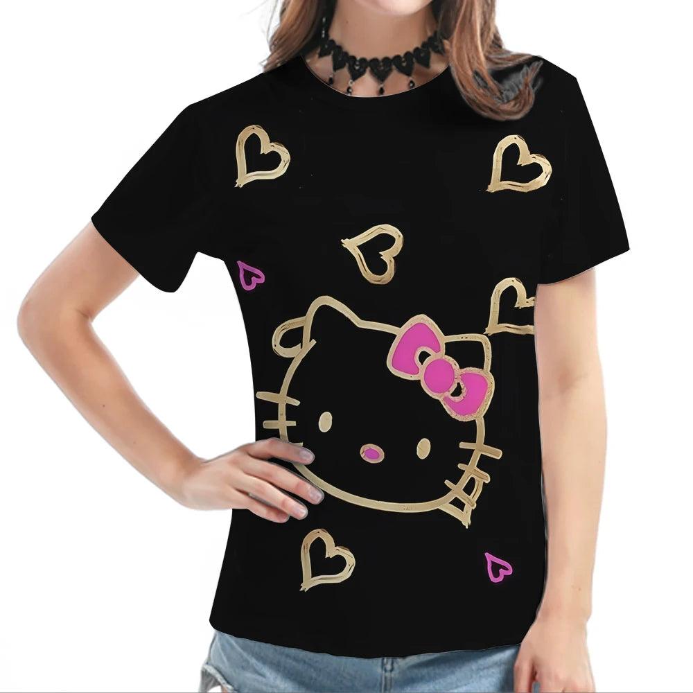 Hello Kitty Print T-Shirts for all ages, 6 Designs - Just Cats - Gifts for Cat Lovers