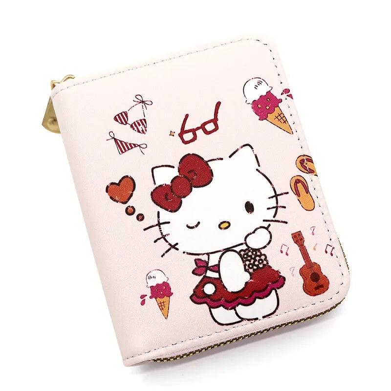 Hello Kitty PU Leather Mini Wallet, 5 Designs - Just Cats - Gifts for Cat Lovers