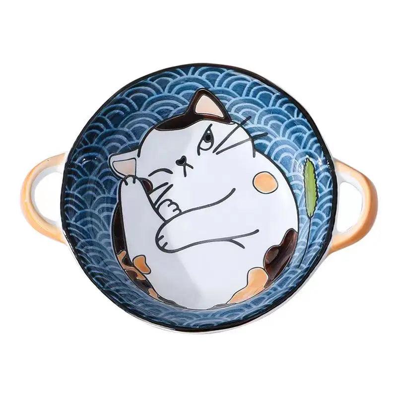 Japanese Style Ceramic Dishes, 13 Sizes - Just Cats - Gifts for Cat Lovers