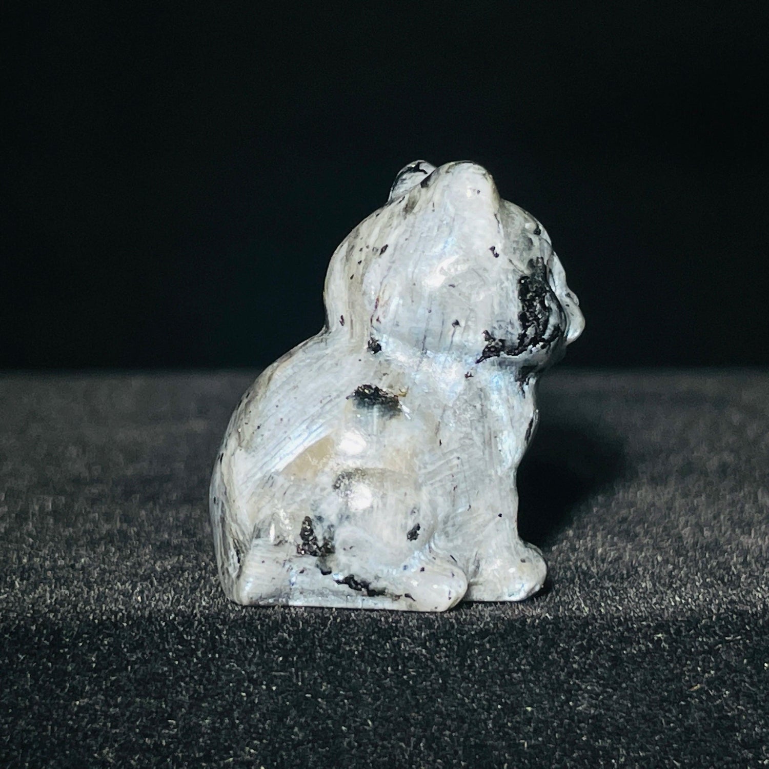 Natural Crystal Sitting cat Figurine - Just Cats - Gifts for Cat Lovers