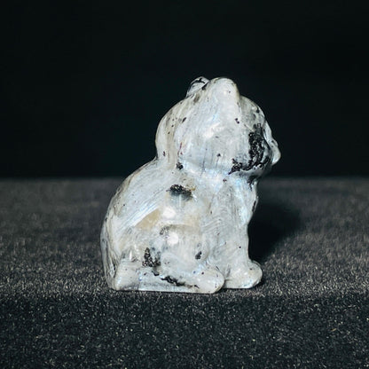 Natural Crystal Sitting cat Figurine - Just Cats - Gifts for Cat Lovers