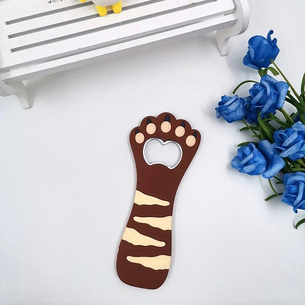 Paw Magnet Bottle Opener, 2 Styles, 12 Colors - Just Cats - Gifts for Cat Lovers