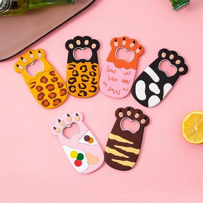 Paw Magnet Bottle Opener, 2 Styles, 12 Colors - Just Cats - Gifts for Cat Lovers