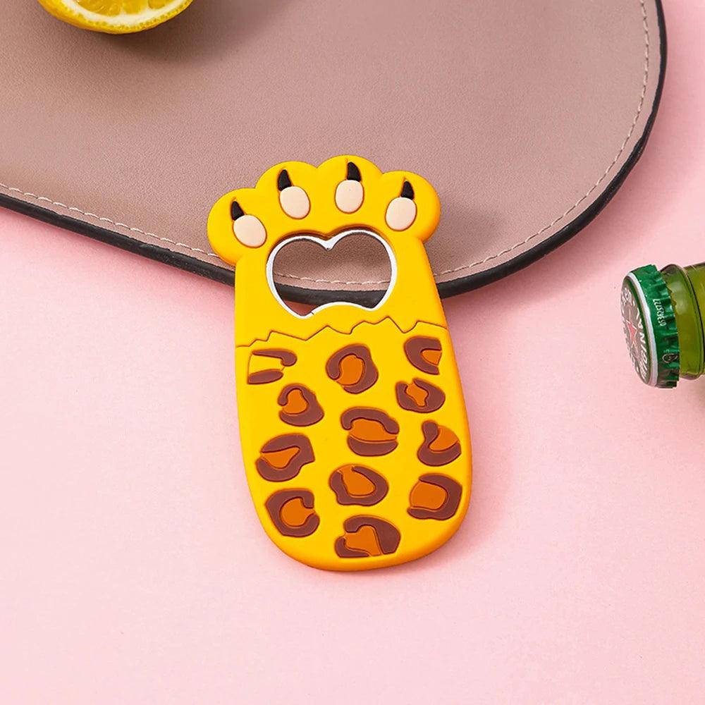 Paw Magnet Bottle Opener, 2 Styles, 12 Colors - Just Cats - Gifts for Cat Lovers