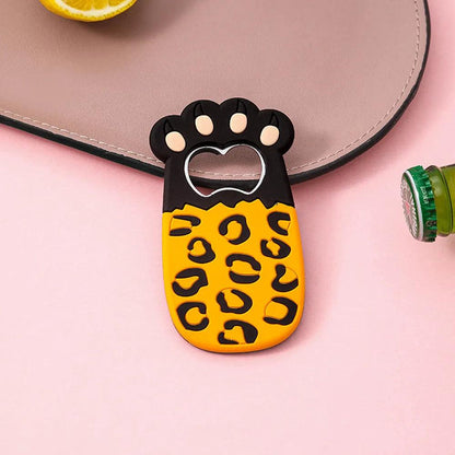 Paw Magnet Bottle Opener, 2 Styles, 12 Colors - Just Cats - Gifts for Cat Lovers