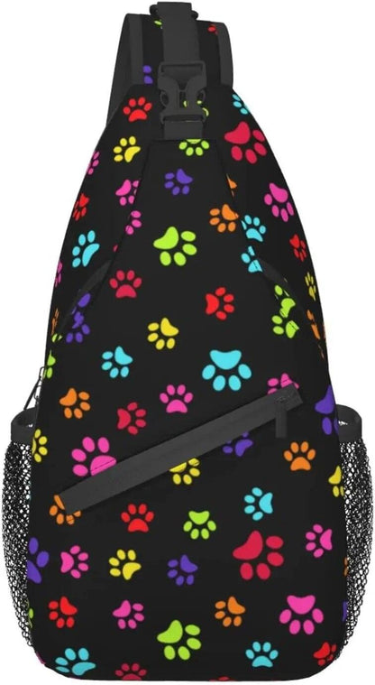 Paw Prints Crossbody Bag, 7 Prints - Just Cats - Gifts for Cat Lovers