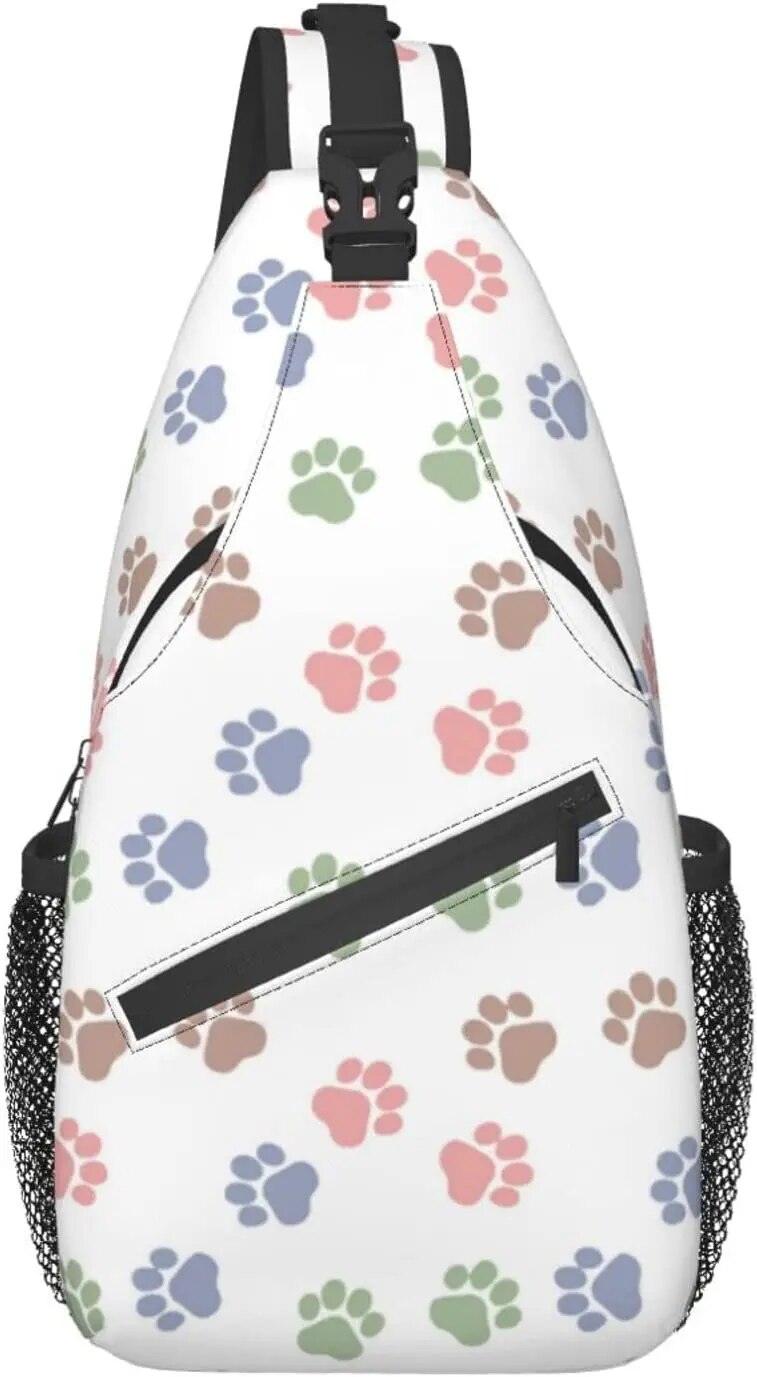 Paw Prints Crossbody Bag, 7 Prints - Just Cats - Gifts for Cat Lovers