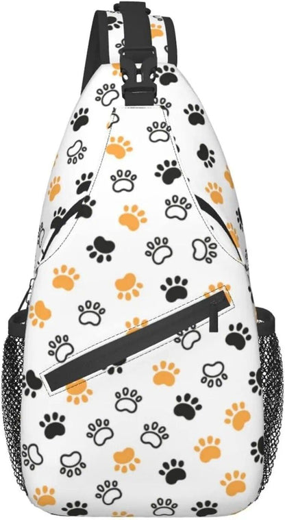 Paw Prints Crossbody Bag, 7 Prints - Just Cats - Gifts for Cat Lovers