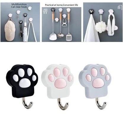 Paw Shape Adhesive Hanger - Just Cats - Gifts for Cat Lovers