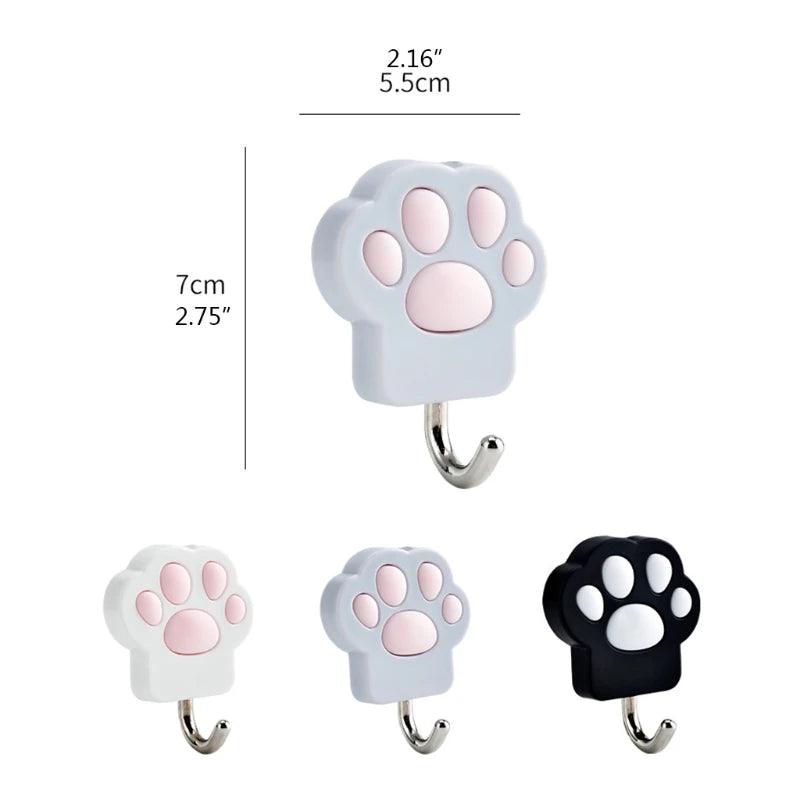 Paw Shape Adhesive Hanger - Just Cats - Gifts for Cat Lovers