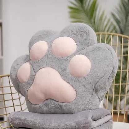 Paw Shaped Plush Pillow, 6 Colors - Just Cats - Gifts for Cat Lovers