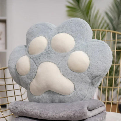 Paw Shaped Plush Pillow, 6 Colors - Just Cats - Gifts for Cat Lovers