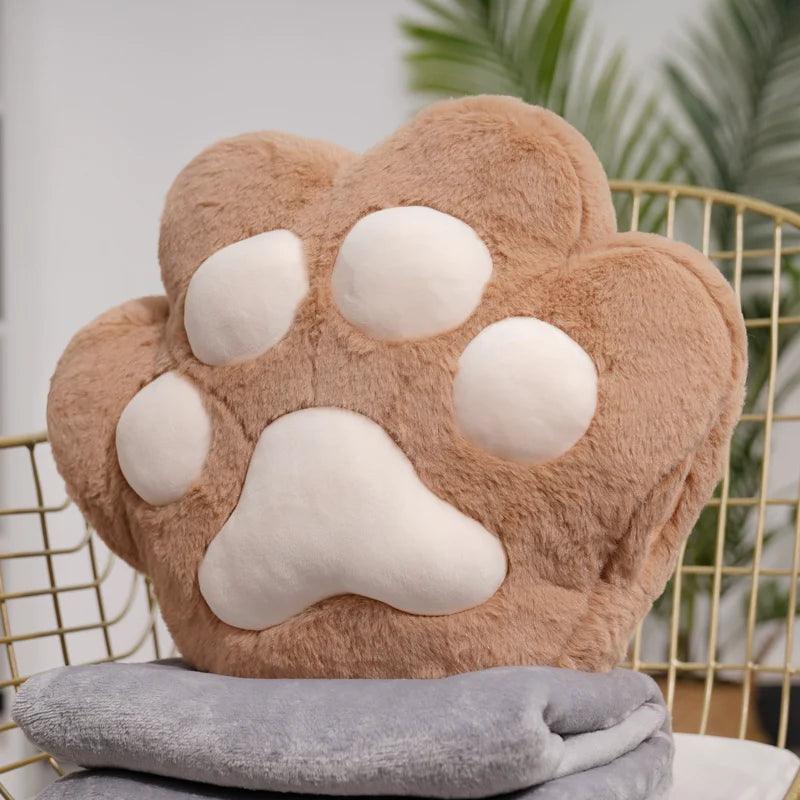 Paw Shaped Plush Pillow, 6 Colors - Just Cats - Gifts for Cat Lovers