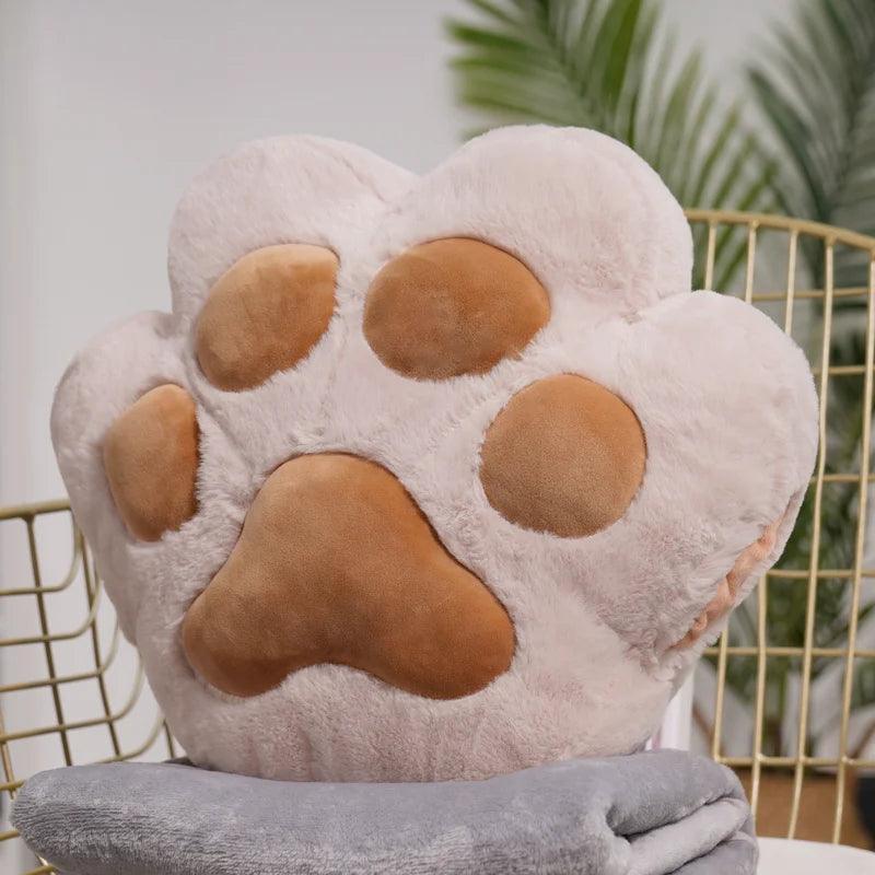 Paw Shaped Plush Pillow, 6 Colors - Just Cats - Gifts for Cat Lovers