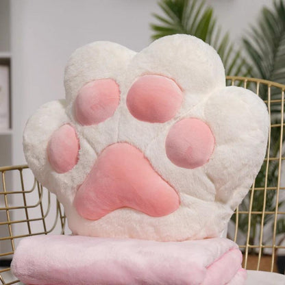 Paw Shaped Plush Pillow, 6 Colors - Just Cats - Gifts for Cat Lovers