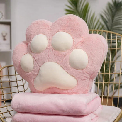 Paw Shaped Plush Pillow, 6 Colors - Just Cats - Gifts for Cat Lovers