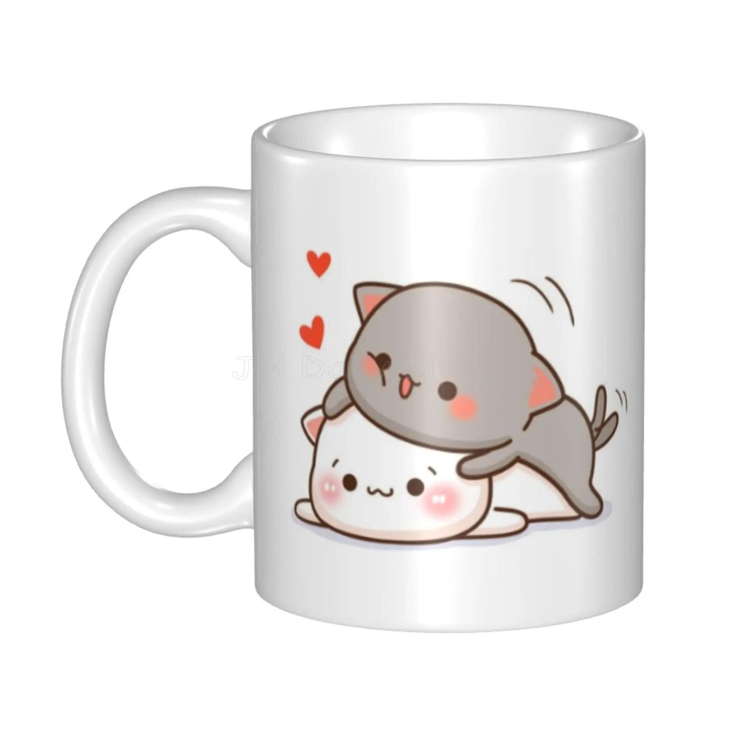 Peach and Goma Mug, 16 Designs - Just Cats - Gifts for Cat Lovers