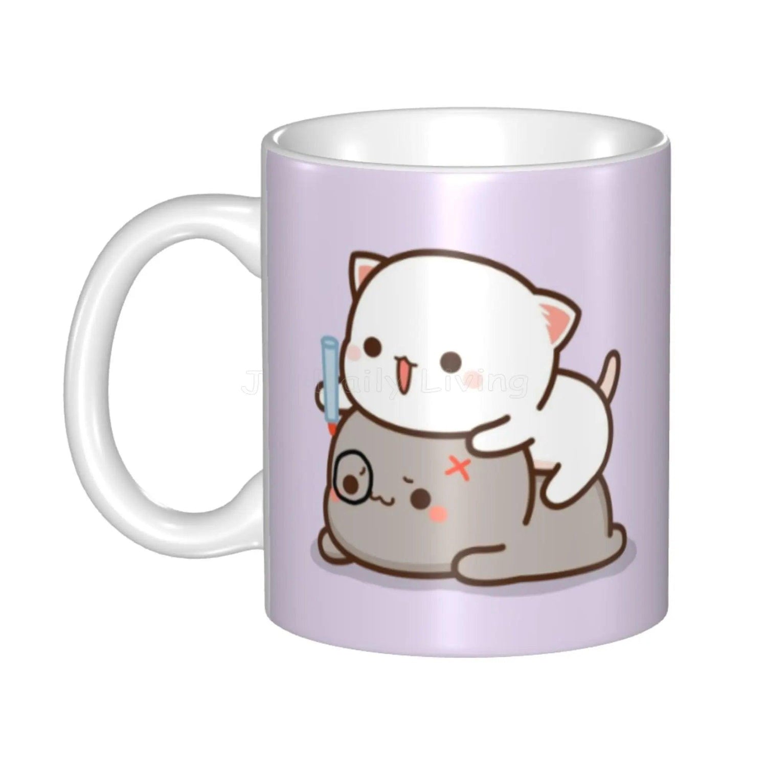 Peach and Goma Mug, 16 Designs - Just Cats - Gifts for Cat Lovers