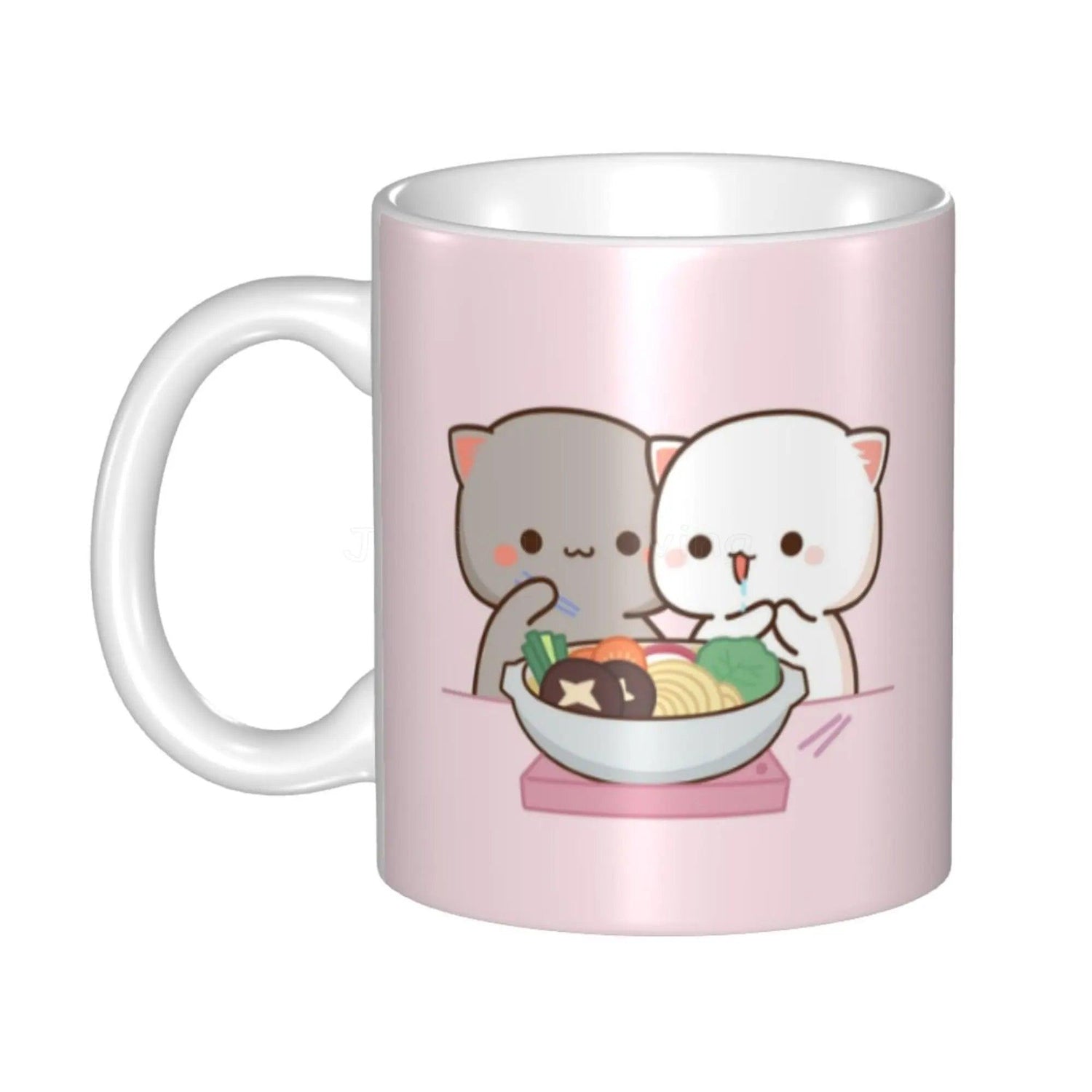 Peach and Goma Mug, 16 Designs - Just Cats - Gifts for Cat Lovers