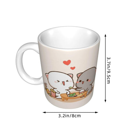 Peach and Goma Mug, 16 Designs - Just Cats - Gifts for Cat Lovers