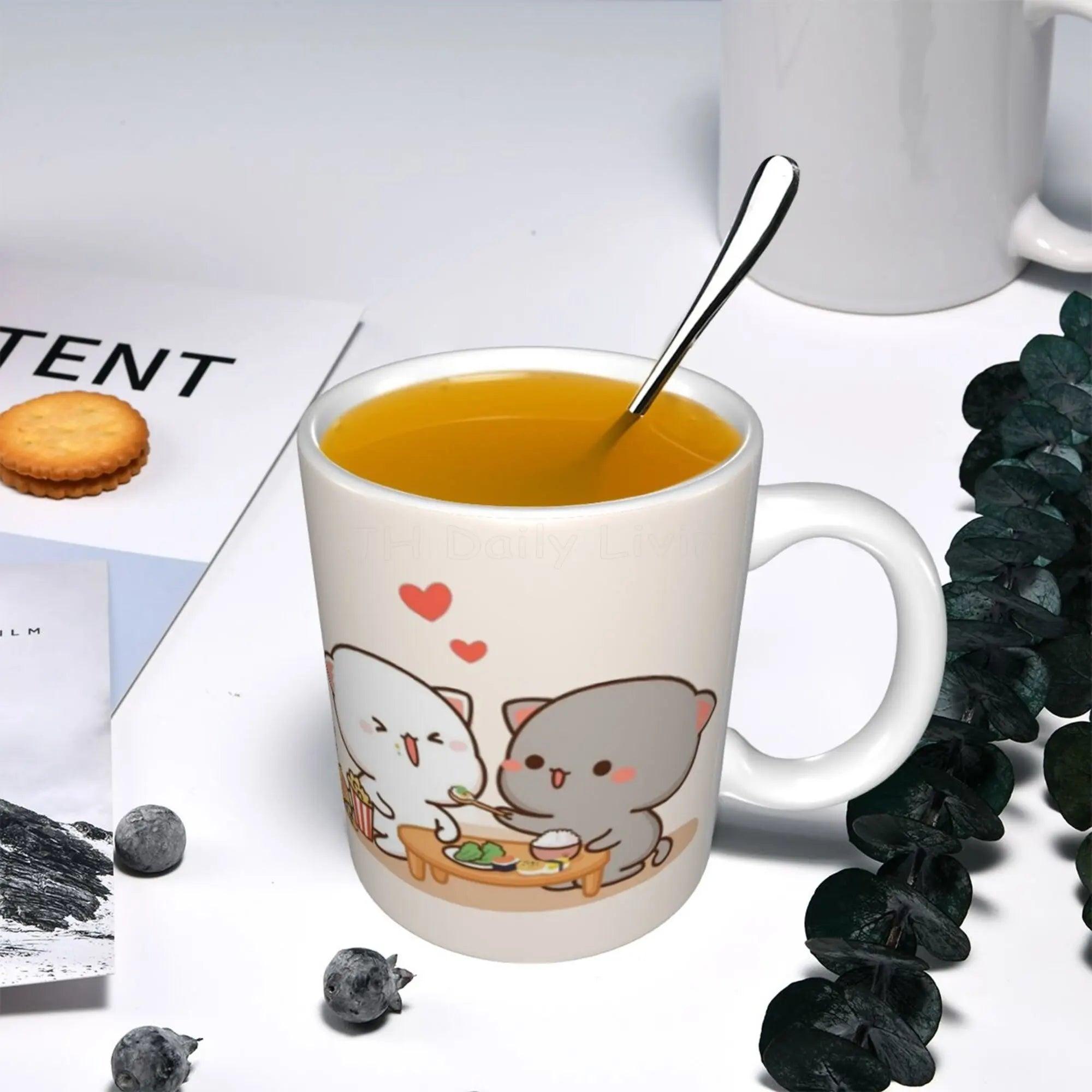 Peach and Goma Mug, 16 Designs - Just Cats - Gifts for Cat Lovers